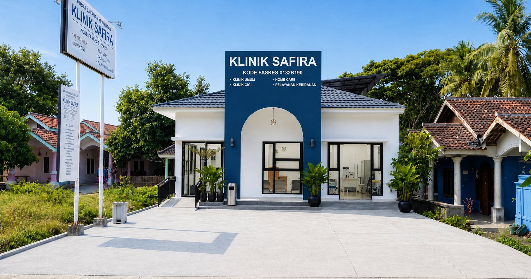 Tampak depan Klinik Safira